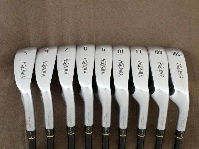 Iron set : Honma : ชุดเหล็ก Honma AMAZING Spec (หน้าเด้ง โกงองศาสุดๆ ไกลที่สุด) มีเหล็ก 5-11,Aw,Sw (9 ชิ้น ระยะเทียบเท่า 4-Pw,Aw,Sw) ก้านกราไฟต์ Flex R