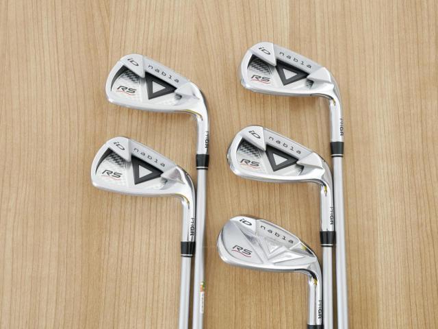 Iron set : PRGR : ชุดเหล็ก PRGR ID Nabla RS Titan Face (ปี 2015 หน้าเด้ง ตีไกล) มีเหล็ก 6-Pw (5 ชิ้น) ก้านกราไฟต์ Mitsubishi Rayon M-37 (Flex R)