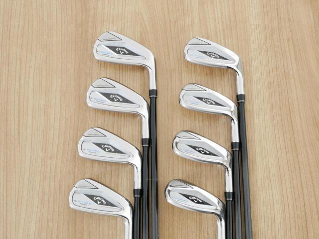 Iron set : Callaway : ชุดเหล็ก Callaway Paradym Ai Smoke Max Fast (รุ่นล่าสุด ออกปี 2024 ตีง่ายมาก ไกล Japan Spec.) มีเหล็ก 6-Pw,Aw,Gw,Sw (8 ชิ้น) ก้านกราไฟต์ Fujikura TENSEI 40 Flex R