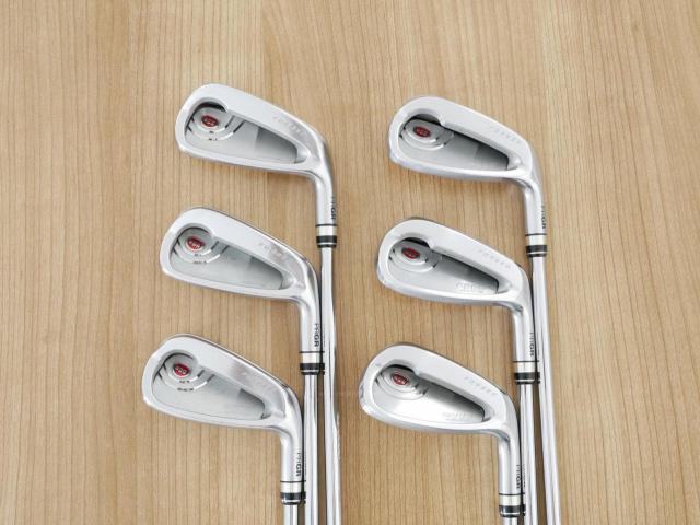 Iron set : PRGR : ชุดเหล็กกระเทย PRGR Egg PF Forged (รุ่นปี 2019 ตีง่ายและไกลมากๆ โกงสุดๆ) มีเหล็ก 6-Pw,Aw (6 ชิ้น) ก้านเหล็ก NS Pro 75 Flex R