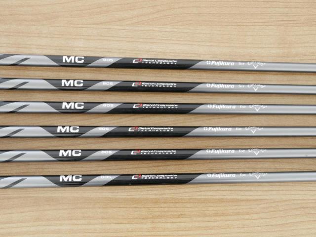 Iron set : Callaway : ชุดเหล็ก Callaway APEX Pro Forged (รุ่นล่าสุด ปี 2024) มีเหล็ก 5-Pw (6 ชิ้น) ก้านกราไฟต์ Fujikura MC 80 Flex S