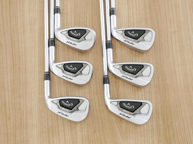 Iron set : Callaway : ชุดเหล็ก Callaway APEX DCB Forged (ปี 2022) มีเหล็ก 5-Pw (6 ชิ้น) ก้านเหล็ก NS Pro ZELOS 7 Flex R