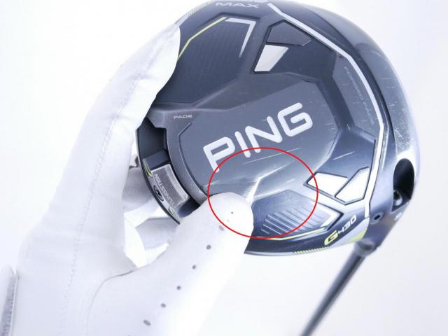 Driver : PING : **มีบุบ** ไดรเวอร์ Ping G430 Max (รุ่นปี 2023 Japan Spec) Loft 9 (ปรับได้) ก้าน Ping Alta J CB Flex SR