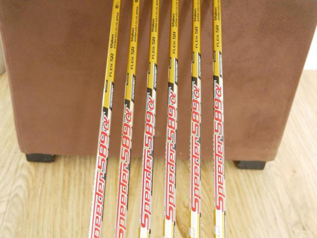 Iron set : Katana : ชุดเหล็ก Katana Sword ATC-589a (หน้าเด้ง) มีเหล็ก 6-Pw,Aw (6 ชิ้น) ก้านกราไฟต์ Fujikura Speeder 589 Flex SR