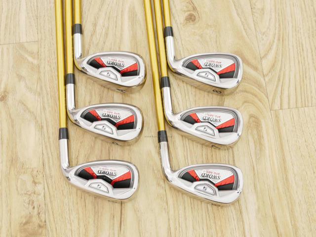 Iron set : Katana : ชุดเหล็ก Katana Sword ATC-589a (หน้าเด้ง) มีเหล็ก 6-Pw,Aw (6 ชิ้น) ก้านกราไฟต์ Fujikura Speeder 589 Flex SR