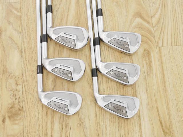 Iron set : Callaway : ชุดเหล็ก Callaway X Forged CB (รุ่นปี 2022) มีเหล็ก 5-Pw (6 ชิ้น) ก้านเหล็ก NS Pro Modus 120 Flex S