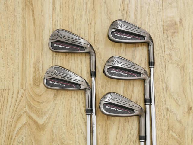 Iron set : Callaway : ชุดเหล็ก Callaway Big Bertha (รุ่นล่าสุด ปี 2023 ตีง่ายที่สุดของ Callaway) มีเหล็ก 6-Pw (5 ชิ้น) ก้านเหล็ก NS Pro 950 Neo Flex S