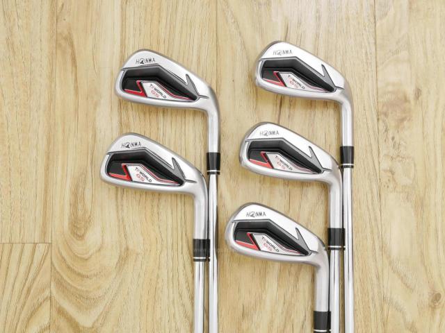 Iron set : Honma : ชุดเหล็ก Honma Tour World GS (ออกปี 2021 ใบใหญ่ ตีง่าย ไกล) มีเหล็ก 6-10 (5 ชิ้น) ก้านเหล็ก NS Pro ZELOS Flex S