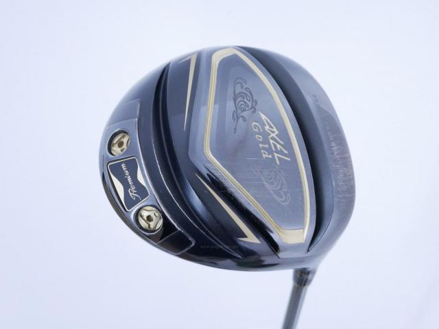 Driver : Tsuruya : Tsuruya AXEL Gold Premium III (รุ่นปี 2019 ตัวท๊อป หน้าเด้งสุดๆ COR 0.86 ของใหม่ 4 หมื่น) Loft 10.5 Flex R