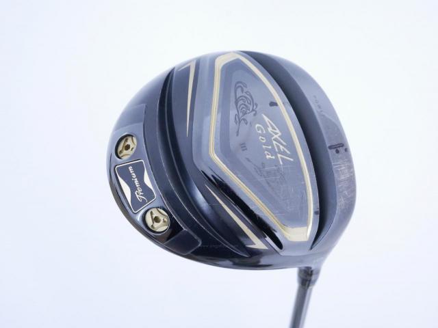 Driver : Tsuruya : Tsuruya AXEL Gold Premium III (รุ่นปี 2019 ตัวท๊อป หน้าเด้งสุดๆ COR 0.86 ของใหม่ 4 หมื่น) Loft 10.5 Flex R