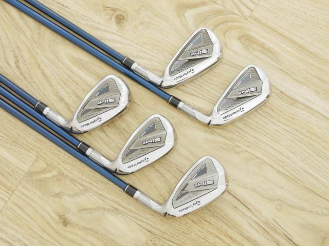 Iron set : Taylormade : ชุดเหล็ก Taylormade SIM 2 MAX (ออกปี 2021 Japan Spec. ตีง่าย ไกล) มีเหล็ก 6-Pw (5 ชิ้น) ก้านกราไฟต์ Mitsubishi TENSEI TM60 Flex R