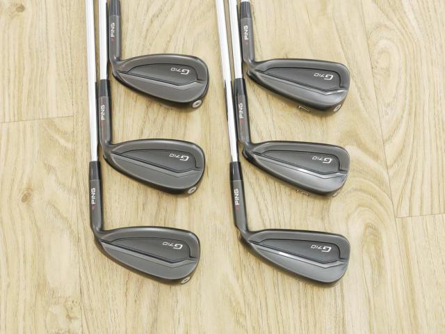 Iron set : Ping : ชุดเหล็ก Ping G710 (รุ่นล่าสุด ออกปี 2020 Japan Spec. ใบใหญ่ ง่ายที่สุด ไกลที่สุดของ Ping) มีเหล็ก 5-Pw (6 ชิ้น) ก้านเหล็ก NS Pro Zelos 7 Flex R