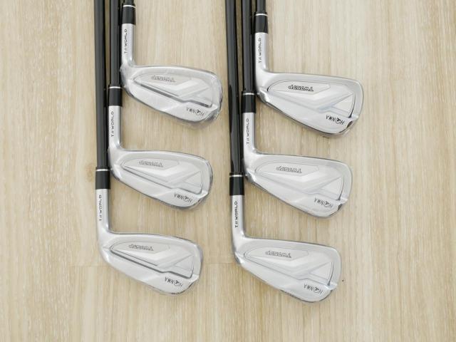 Iron set : Honma : **ของใหม่ ยังไม่แกะพลาสติก** ชุดเหล็ก Honma Tour World TW757P (ออกปี 2022) มีเหล็ก 5-Pw (6 ชิ้น) ก้านกราไฟต์ Honma Vizard 50 Flex R