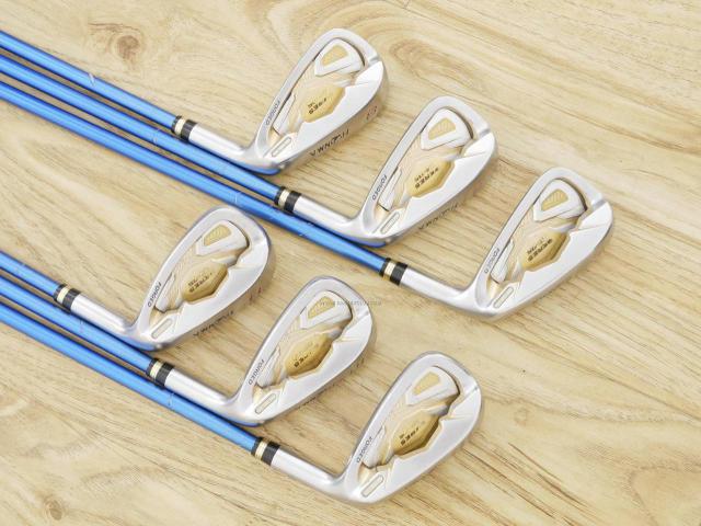 Iron set : Honma : ชุดเหล็ก Honma Beres IS-05 Forged (ปี 2017) มีเหล็ก 6-11 (6 ชิ้น ระยะเทียบเท่า 5-Pw ของรุ่นอื่นๆ) ก้าน ARMRQ ∞ (53) Flex R (2 ดาว)