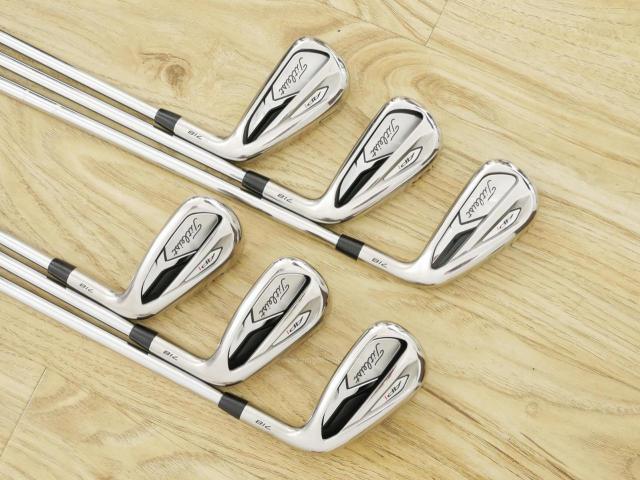 Iron set : Titleist : ชุดเหล็ก Titleist AP1 718 (ออกปี 2018) มีเหล็ก 5-Pw (6 ชิ้น) ก้านเหล็ก NS Pro 950 Flex S