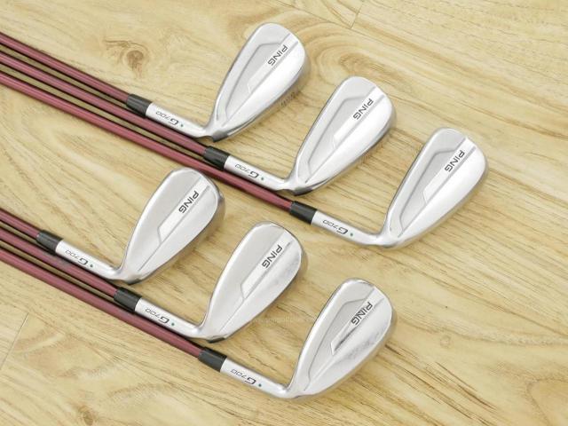 Iron set : Ping : ชุดเหล็ก Ping G700 (ปี 2019 Japan Spec. ใบใหญ่ ง่ายที่สุด ไกลที่สุดของ Ping) มีเหล็ก 6-Pw,Aw (6 ชิ้น) ก้านกราไฟต์ Mitsubishi FUBUKI Flex R