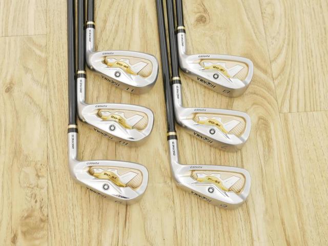 Iron set : Honma : ชุดเหล็ก Honma Beres IS-02 (หน้าเด้ง Forged) มีเหล็ก 6-11 (6 ชิ้น เทียบเท่า 5-Pw) ก้าน ARMRQ 6 (54) Flex R (2 ดาว)