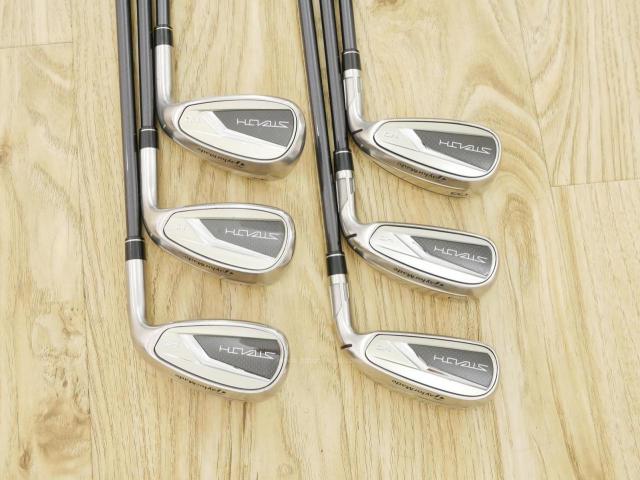 Iron set : Taylormade : ชุดเหล็ก Taylormade Stealth HD (ออกปี 2022 Japan Spec. ใบใหญ่มาก ตีง่ายสุดๆ) มีเหล็ก 6-Pw,Aw (6 ชิ้น) ก้านกราไฟต์ Mitsubishi Tensei TM60 Flex S