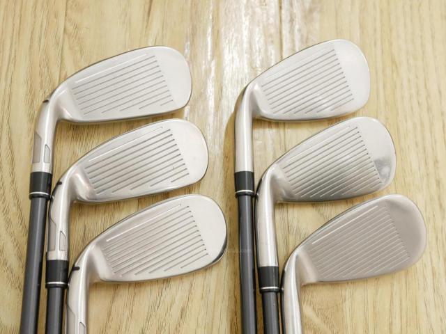 Iron set : Taylormade : ชุดเหล็ก Taylormade Stealth HD (ออกปี 2022 Japan Spec. ใบใหญ่มาก ตีง่ายสุดๆ) มีเหล็ก 6-Pw,Aw (6 ชิ้น) ก้านกราไฟต์ Mitsubishi Tensei TM60 Flex S