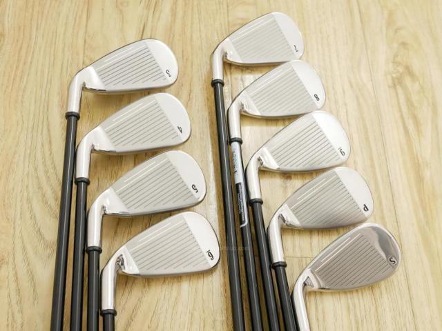 Iron set : Callaway : ชุดเหล็ก Callaway Big Bertha มีเหล็ก 3-Pw,Sw (9 ชิ้น) ก้านกราไฟต์ Flex R