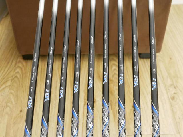 Iron set : Titleist : ชุดเหล็ก Titleist VG3 Type D Forged (รุ่นปี 2019 Japan Spec. ตีง่ายและไกลที่สุดของ Titleist) มีเหล็ก 5-Pw,Aw,As,Sw (9 ชิ้น) ก้านกราไฟต์ Flex R