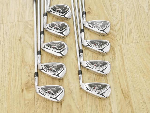 Iron set : Titleist : ชุดเหล็ก Titleist VG3 Type D Forged (รุ่นปี 2019 Japan Spec. ตีง่ายและไกลที่สุดของ Titleist) มีเหล็ก 5-Pw,Aw,As,Sw (9 ชิ้น) ก้านกราไฟต์ Flex R