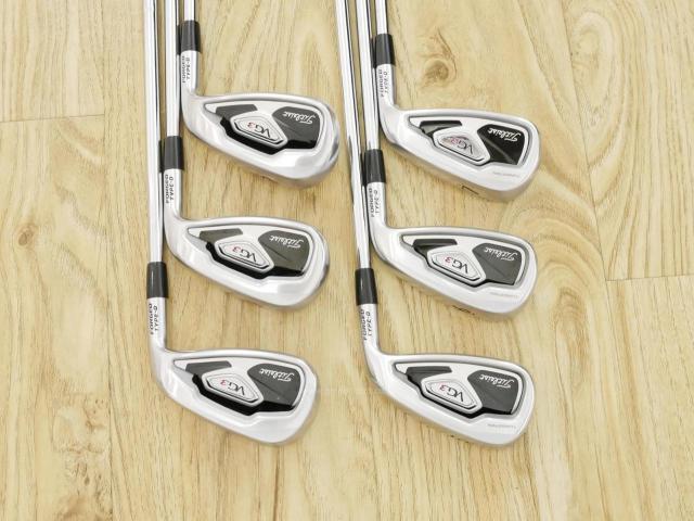 Iron set : Titleist : ชุดเหล็ก Titleist VG3 Type D Forged (ปี 2017 Japan Spec. ตีง่ายและไกลที่สุดของ Titleist) มีเหล็ก 5-Pw (6 ชิ้น) ก้านเหล็ก NS Pro 950 Flex S