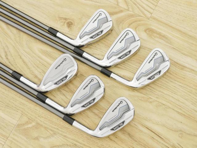 Iron set : Taylormade : ชุดเหล็ก Taylormade SLDR มีเหล็ก 5-Pw (6 ชิ้น) ก้านกราไฟต์ Flex S