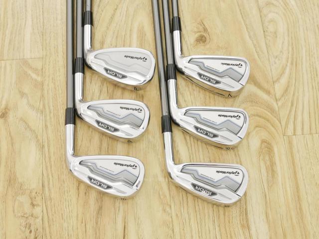 Iron set : Taylormade : ชุดเหล็ก Taylormade SLDR มีเหล็ก 5-Pw (6 ชิ้น) ก้านกราไฟต์ Flex S