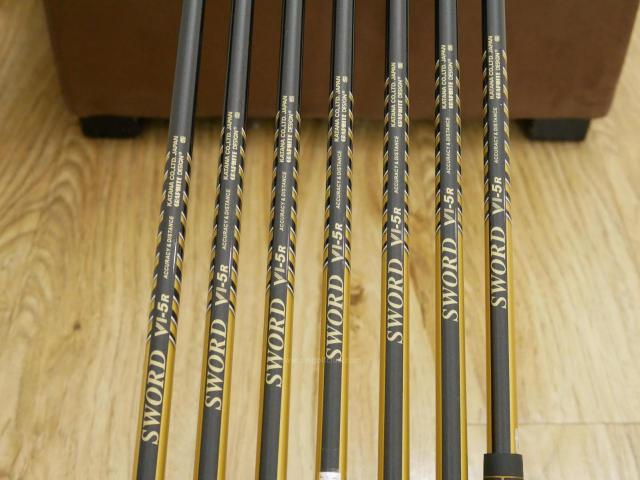 Iron set : Katana : ชุดเหล็ก Katana Sniper V (หน้าเด้ง ใบใหญ่ ตีง่าย) มีเหล็ก 5-Pw,Sw (7 ชิ้น) ก้าน Sword VI-5 Flex R