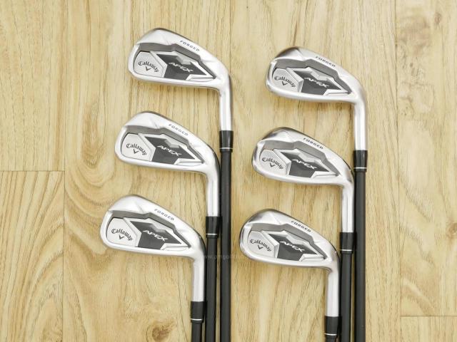 Iron set : Callaway : ชุดเหล็ก Callaway APEX Forged (ออกปี 2019) มีเหล็ก 5-Pw (6 ชิ้น) ก้านกราไฟต์ Fujikura Speeder Evolution Flex R