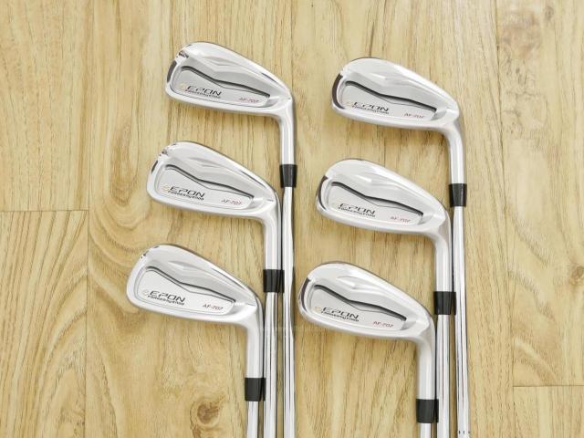 Iron set : Epon : ชุดเหล็ก EPON AF-707 Forged (รุ่นล่าสุด ปี 2024 ใบใหญ่ ตีง่าย ไกล) มีเหล็ก 5-Pw (6 ชิ้น) ก้านเหล็ก NS Pro 950 NEO Flex S