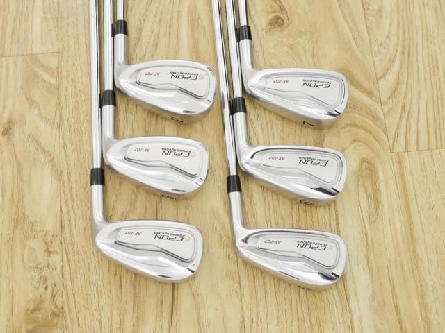 Iron set : Epon : ชุดเหล็ก EPON AF-707 Forged (รุ่นล่าสุด ปี 2024 ใบใหญ่ ตีง่าย ไกล) มีเหล็ก 5-Pw (6 ชิ้น) ก้านเหล็ก NS Pro 950 NEO Flex S