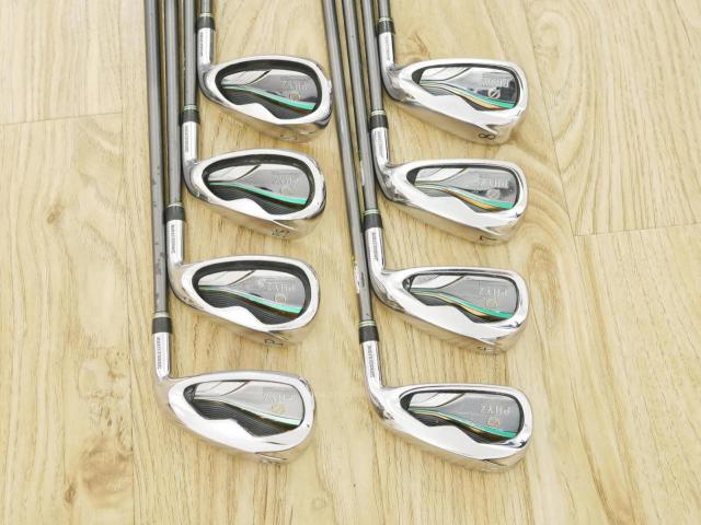 Iron set : Tourstage : ชุดเหล็ก Tourstage PHYZ (ซีรี่ย์ท๊อป ใบใหญ่ ตีง่าย ไกล) มีเหล็ก 5-Pw,Aw,Sw (8 ชิ้น) ก้านกราไฟต์ Flex R