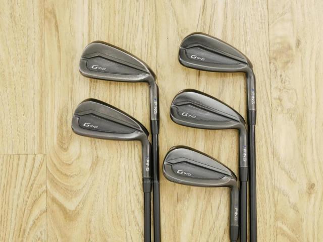 Iron set : Ping : ชุดเหล็ก Ping G710 (ปี 2021 Japan Spec. ใบใหญ่ ง่ายที่สุด ไกลที่สุดของ Ping) มีเหล็ก 6-Pw (5 ชิ้น) ก้านกราไฟต์ Ping ALTA Distanza 40 Flex R