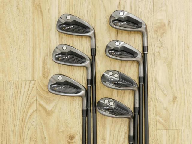 Iron set : Epon : ชุดเหล็ก EPON EF-02I Forged (ออกปี 2022 ใบใหญ่ ตีง่าย ไกล) มีเหล็ก 6-Pw,Aw,Sw (7 ชิ้น) ก้านกราไฟต์ Graphite Design RAUNE i75 Flex S