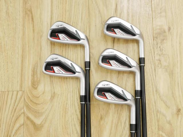 Iron set : Honma : ชุดเหล็ก Honma Tour World GS (ออกปี 2021 ใบใหญ่ ตีง่าย ไกล) มีเหล็ก 6-10 (5 ชิ้น) ก้านกราไฟต์ Honma Speedtuned 48 Flex R