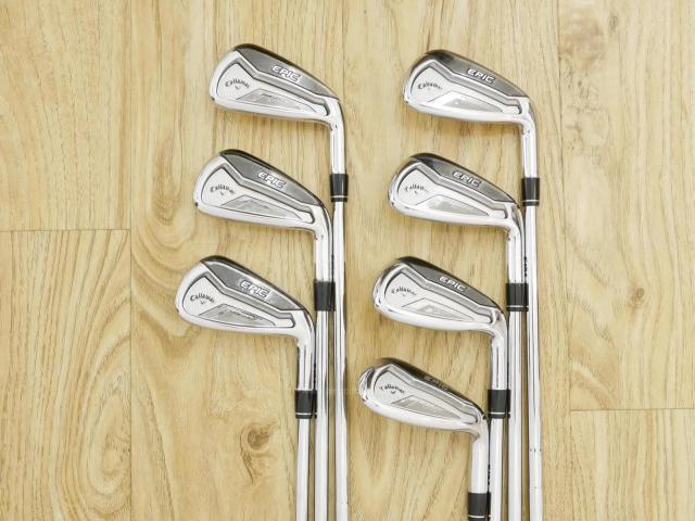 Iron set : Callaway : ชุดเหล็ก Callaway EPIC Forged Star (รุ่นท้อปสุด ปี 2020 ตีไกลกว่าปกติ 2 เบอร์) มีเหล็ก 6-Pw,Aw,Sw (7 ชิ้น) ก้านเหล็ก NS Pro 950 NEO Flex S