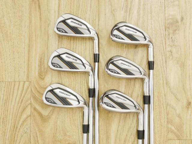 Iron set : Callaway : ชุดเหล็ก Callaway Mavrik (ปี 2020 ตีง่าย ไกลมากๆ) มีเหล็ก 6-Pw,Aw (6 ชิ้น) ก้านเหล็ก NS Pro Zelos 7 Flex R