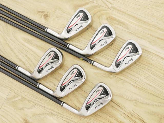 Iron set : Other Brand : ชุดเหล็ก Srixon GIE (ใบใหญ่ ตีง่าย) มีเหล็ก 5-Pw (6 ชิ้น) ก้านกราไฟต์ Miyazaki 61 Flex SR