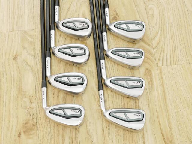 Iron set : Ping : ชุดเหล็ก Ping G730 (รุ่นล่าสุด ปี 2024 Japan Spec. ใบใหญ่ ง่ายที่สุด ไกลที่สุดของ Ping) มีเหล็ก 6-Pw,Aw,50,56 (8 ชิ้น) ก้านกราไฟต์ Ping ALTA J CB Flex R