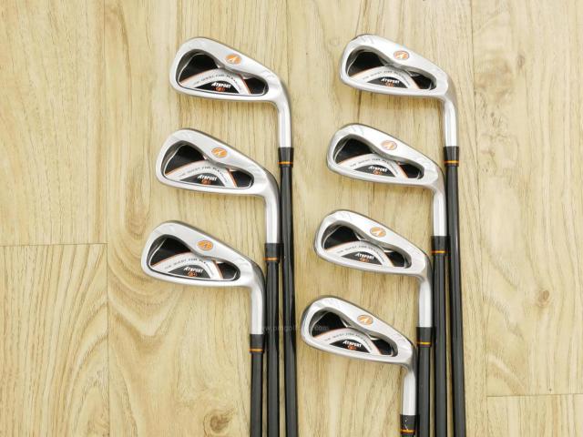 Iron set : Honma : ชุดเหล็ก Honma ATHPORT E+ มีเหล็ก 6-11,Aw (7 ชิ้น) ก้านกราไฟต์ Honma ARMRQ WT-53 Flex R