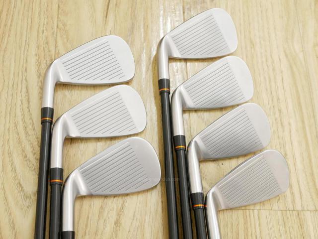 Iron set : Honma : ชุดเหล็ก Honma ATHPORT E+ มีเหล็ก 6-11,Aw (7 ชิ้น) ก้านกราไฟต์ Honma ARMRQ WT-53 Flex R