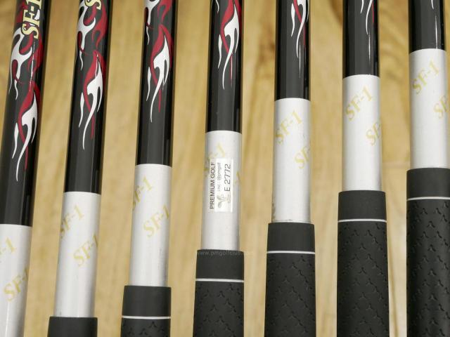 Iron set : Katana : ชุดเหล็ก Katana Snipe Iron SF-1 (หน้าเด้ง) มีเหล็ก 5-Pw,Aw,Sw (8 ชิ้น) ก้านกราไฟต์ Flex SR