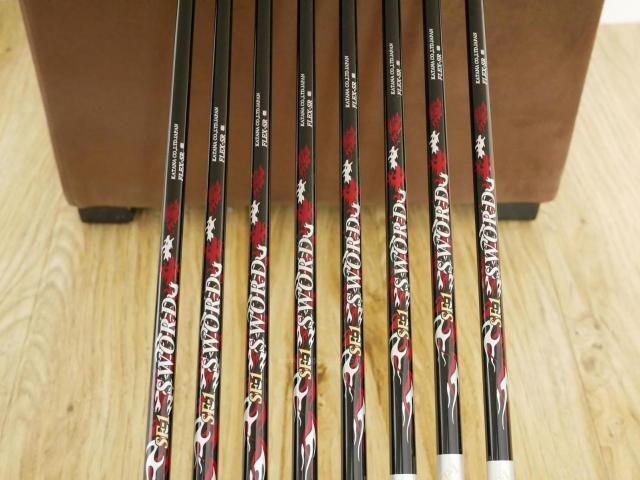 Iron set : Katana : ชุดเหล็ก Katana Snipe Iron SF-1 (หน้าเด้ง) มีเหล็ก 5-Pw,Aw,Sw (8 ชิ้น) ก้านกราไฟต์ Flex SR