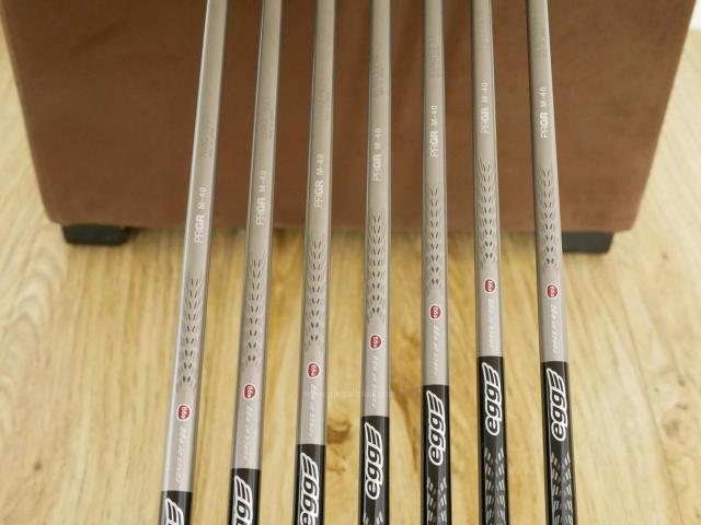 Iron set : PRGR : ชุดเหล็ก PRGR Egg PF Forged (รุ่นปี 2019 ตีง่ายและไกลมากๆ โกงสุดๆ) มีเหล็ก 7-Pw,Aw,As,Sw (7 ชิ้น) ก้านกราไฟต์ M-40 Flex SR