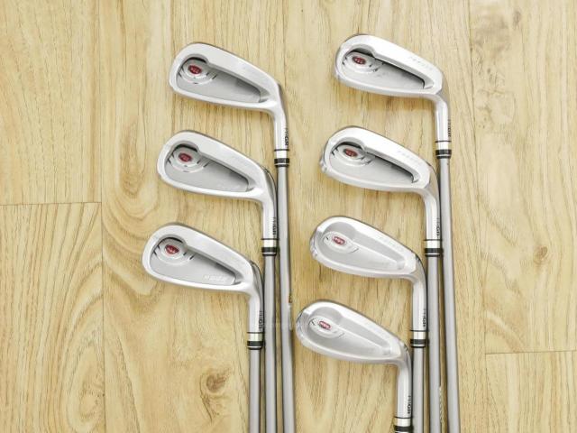 Iron set : PRGR : ชุดเหล็ก PRGR Egg PF Forged (รุ่นปี 2019 ตีง่ายและไกลมากๆ โกงสุดๆ) มีเหล็ก 7-Pw,Aw,As,Sw (7 ชิ้น) ก้านกราไฟต์ M-40 Flex SR