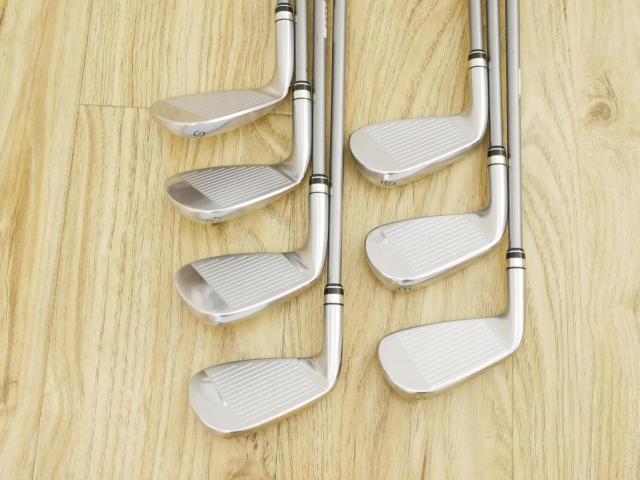 Iron set : PRGR : ชุดเหล็ก PRGR Egg PF Forged (รุ่นปี 2019 ตีง่ายและไกลมากๆ โกงสุดๆ) มีเหล็ก 7-Pw,Aw,As,Sw (7 ชิ้น) ก้านกราไฟต์ M-40 Flex SR