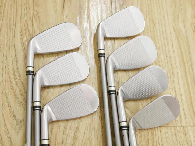 Iron set : PRGR : ชุดเหล็ก PRGR Egg PF Forged (รุ่นปี 2019 ตีง่ายและไกลมากๆ โกงสุดๆ) มีเหล็ก 7-Pw,Aw,As,Sw (7 ชิ้น) ก้านกราไฟต์ M-40 Flex SR