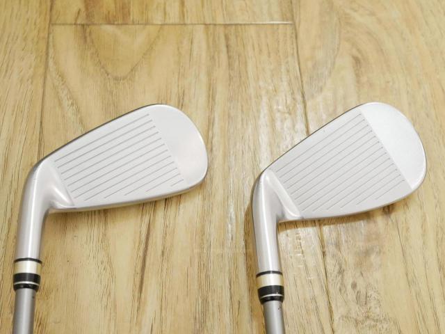 Iron set : PRGR : ชุดเหล็ก PRGR Egg PF Forged (รุ่นปี 2019 ตีง่ายและไกลมากๆ โกงสุดๆ) มีเหล็ก 7-Pw,Aw,As,Sw (7 ชิ้น) ก้านกราไฟต์ M-40 Flex SR